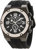 Swiss Legend Mens 30025-BB-01-SB Throttle Chronograph Black Dial Watch