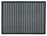 Woven Plastic Mat Pinstripe (Set of 4)