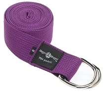 Hugger Mugger D-Ring Yoga Strap 8-Foot (Purple)