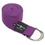 Hugger Mugger D-Ring Yoga Strap 8-Foot (Purple)