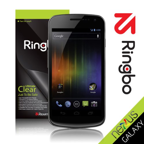 Rearth Ringbo Verizon Galaxy Nexus [Ultimate Clear] Screen Protector Cover Film with SHIPPING(2-3days)+Tracking+Warranty