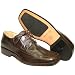 Kenneth Cole Rank N File Brown Leather Elegant Dress Shoes Men