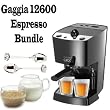 Gaggia 12600 New Espresso Pure Espresso Machine Bundle