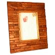 Handmade Interlocking Teak Wood Standing Picture Frame