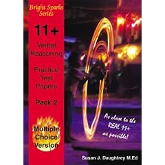 Verbal Reasoning Multiple Choice Test Papers: Pack 2 (Bright Sparks)