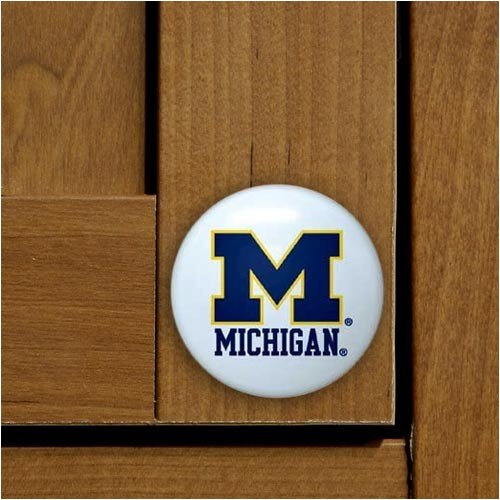 Michigan Wolverines Team Cabinet Knob