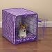 ProSelect Crate Pet Cotton Cover and Polyfilled Bed 2-Piece Set, Small, Pink Paisley