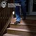 JTD Smart Energy-efficient LED Night Light Motion Auto Sensing LED Lights Motion Sensor Wireless Charging Light Detachable Flashlight Rechargeable Emergency Light (1 Pack)