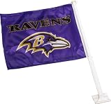 Baltimore Ravens Auto Flag