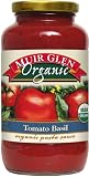 Muir Glen Organic Sauce, Tomato Basil, 25.5-Ounce Glass Bottle (Pack of 6 )