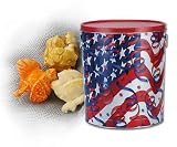 6.5 Gallon 3 Way Popcorn Tin - Flags & Streamers