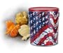6.5 Gallon 3 Way Popcorn Tin - Flags & Streamers