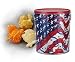 6.5 Gallon 3 Way Popcorn Tin - Flags & Streamers
