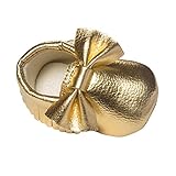 ZOEREA(ゾエレア)　ベビーシューズ　歩行練習シューズ　ソフトソールシューズ　ルームシューズベビー　幼児シューズ　新生児靴　滑り止め　柔らか　出産お祝い　PUシューズ　フリンジと蝶リボン飾り　女の