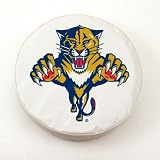 Florida Panthers NHL Tire Cover White Size: E10 - 30 x 10 Inch