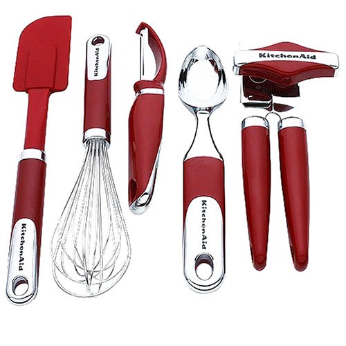 Childrens Toyshop  Kitchen & Housewares : KitchenAid 5-pc. Gadget Set - Red