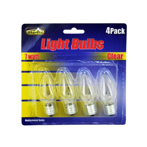 7 Watt light bulbs Pack of 24 Shop in USA Light Bulb Rings