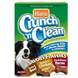 Hartz Crunch n Clean Savory Flavors Dog Treat Biscuit