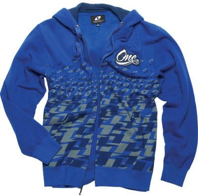 ONE INDUSTRIES PHASE ZIP HOODIE -BLUE-SMALL --36055-002-051