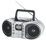 RCA RCD160 Portable MP3/CD Player Boombox with AM/FM Tuner
