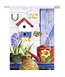 Welcome Spring Silk Reflections Regular Size Flag