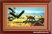 Saber Tooth Tiger Framed Museum Quality Print & Display