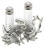 Arthur Court Fish Salt-and-Pepper Set in Stand