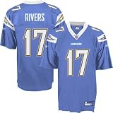 Reebok San Diego Chargers Philip Rivers Replica Alternate Jersey Extra Large