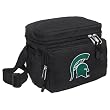 Michigan State University Lunch Box Cooler Bag Insulated MSU Spartans Logo - Top Quality Unique Lunchbox or Sophisticated Black Travel Bag - OFFICIAL NCAA COLLEGE LOGO Merchandise