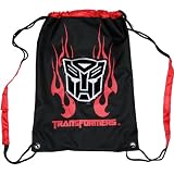 Transformers Autobot Logo & Flames Cinch Bag Backpack