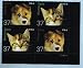 DOG ~ CAT ~ NEUTER ~ SPAY #3670-71 Plate Block of 4 x 37¢ US Postage Stamps