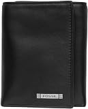Fossil Wallet - Evans Zip (Color: Black) by FOSSIL