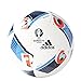 adidas Performance Euro 16 Top Replique Soccer Ball, White/Bright Blue/Night Indigo, 5
