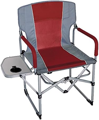 CampSmart Portable Director's Chair RED/GRAY
