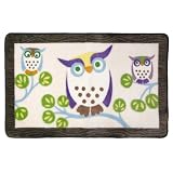 Allure Home Creations Awesome Owls Acrylic Printed Rug