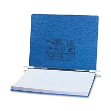 ACCO Pressboard Hanging Data Binder, Unburst Sheets, 14.875 x 11 Inches, Light Blue (54072)