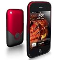 Luxe f&uuml;r iPhone 3G & 3GS - rot/schwarz - Hartschalen-Geh&auml;use mit softer, metallisch gl&auml;nzender Oberfl&auml;che