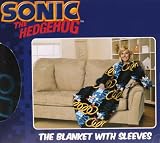 Sonic The Hedgehog Comfy Throw Blanket with Sleeves Fall to Action