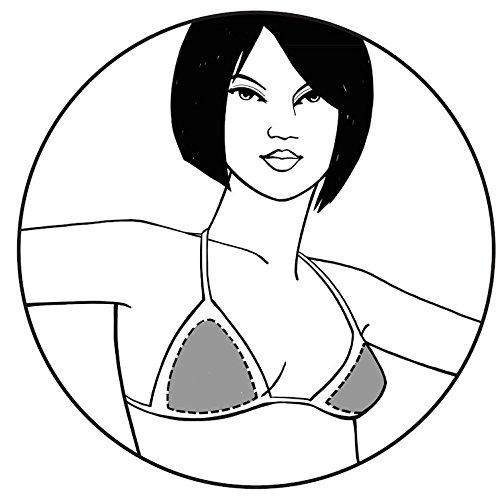 BRAVO Women's Triangle Sports Bra, Swimsuit or Bra Insert