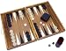 Backgammon medium * exklusiv mit Mulden! * Luxusausf&uuml;hrung * Mahagoni natur