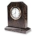 Marble Desk Clock with Roman Numerals, Quartz Movement