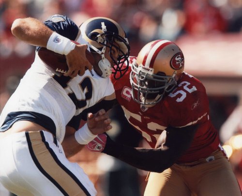 PATRICK WILLIS SAN FRANCISCO 49ERS 8X10 HIGH GLOSSY SPORTS ACTION PHOTO (Q)