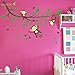 Asunflower® Giant Baby Nursery Wall Sticker Monkeys and Tree Decals For Boys and Girls Nursery Room Home Decor Decal Children's Room