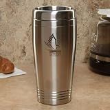 NCAA Hartford Hawks 16oz. Silver Stainless Steel Travel Tumbler