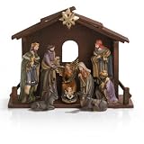 Elements 10-Piece Traditional Italian Nativity Set