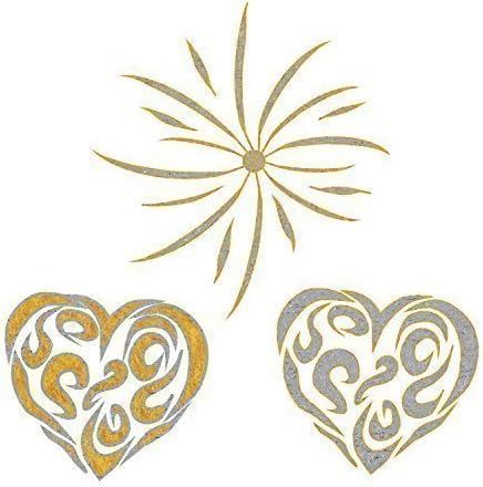 Stunning Heart Tattoos for Girls & Women - Temporary Tattoos Set