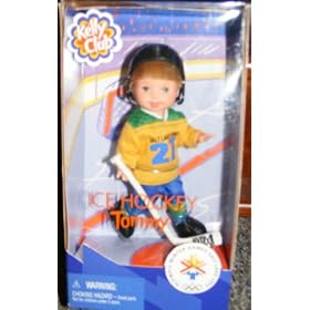 Barbie- Kelly Club Doll Ice Hockey Tommy 1997 Winter Olymic Games Salt Lake 2002 by 