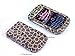 Smile Case Leopard Bling Rhinestone Crysal Jeweled Snap on Full Cover Case for Blackberry Curve 8520 8530 (8520-Bling Leopard Light) thumb