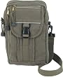 Olive Drab Classic Military Dark Passport Travel Shoulder Pouch