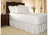 Eyelet Ruffled Bed Skirt, 21 Drop